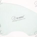 LEFT FRONT DOOR GLASS GREEN (2 HOLES)